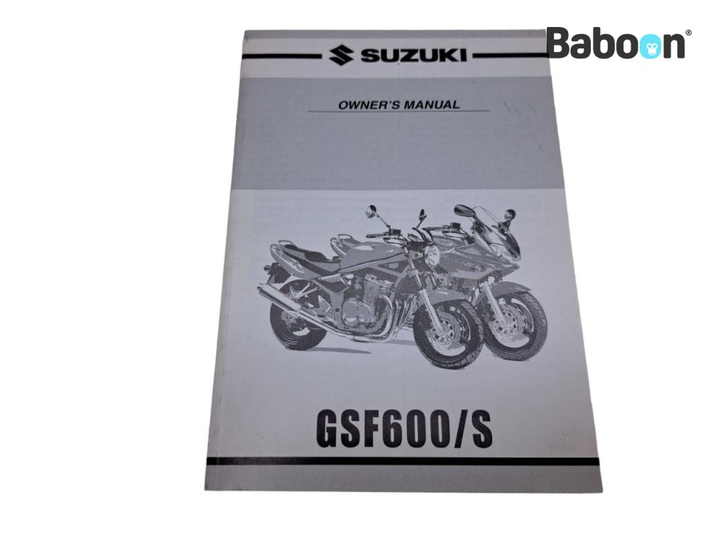 Suzuki GSF 600 Bandit 2000-2004 (GSF600 MK2) Omistajan käsikirja English (99011-31F51-01A)