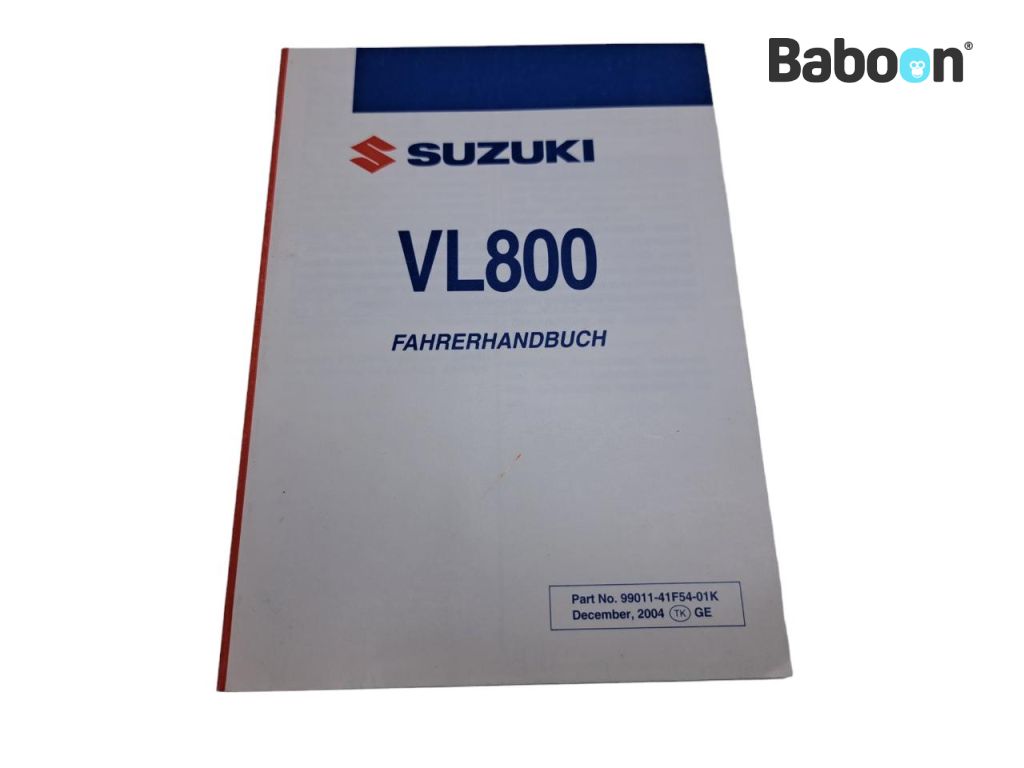 Suzuki VL 800 2005-2010 Boulevard C50 C800 (VL800) Brugermanual German (99011-41F54-01K)
