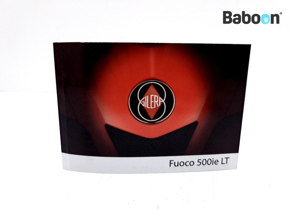 Gilera Fuoco 500 2013-2015 Owners Manual Italian, French, German, Spanish, Dutch, English (00001Q000057)