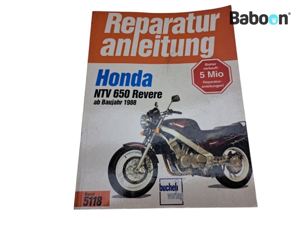Honda NTV 650 Revere 1988-1997 (NTV650 RC33 ) Buch (Fahrer) German Workshop Manual (3-7168-1827-5)