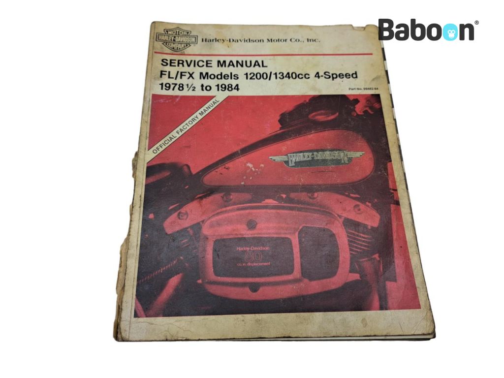 Harley-Davidson FX 1971-1984 Manuální Service Manual FL Models (99482-84)