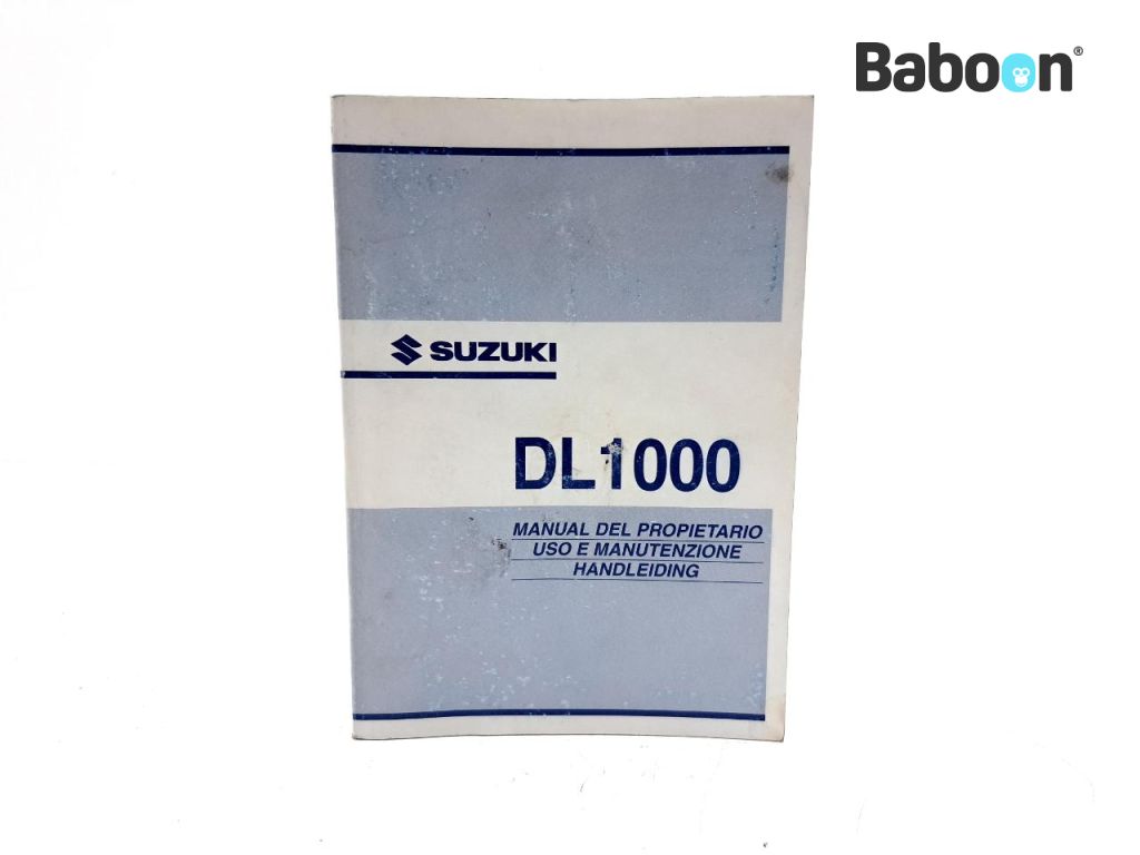 Suzuki DL 1000 V-Strom 2002-2006 (DL1000) Owners Manual Spanish, Italian, Dutch (99011-06G51-SDE)