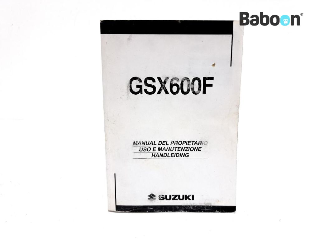 Suzuki GSX 600 F 1998-2005 (GSX600F AJ3113 KATANA) Manual de instruções Spanish, Italian, Dutch (99011-19C66-SDE)