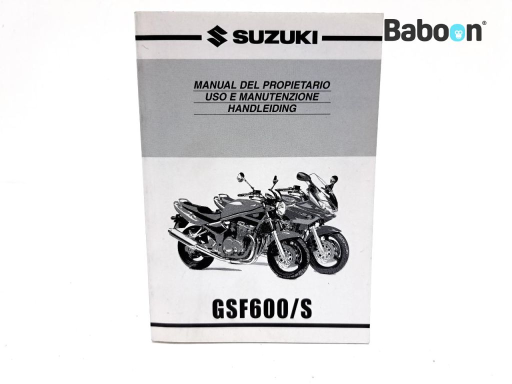 Suzuki GSF 600 Bandit 2000-2004 (GSF600 MK2) Instrukcja Spanish, Italian, Dutch (99011-31F50-SDI)