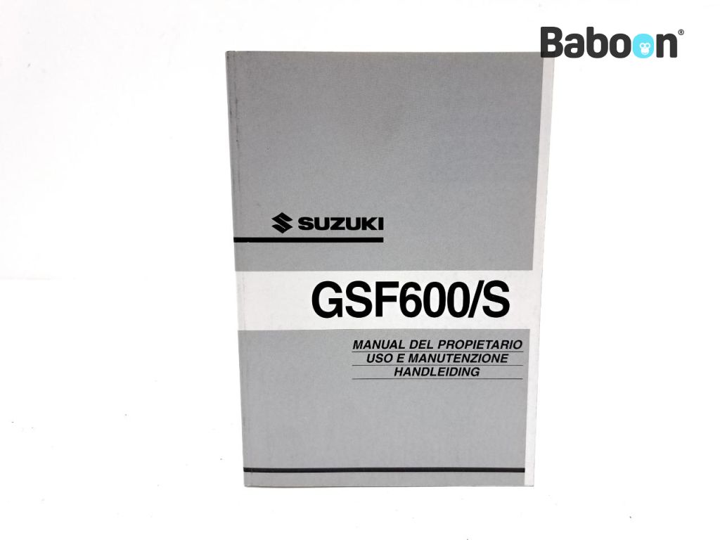 Suzuki GSF 600 Bandit 2000-2004 (GSF600 MK2) Brugermanual Spanish, Italian, Dutch (99011-31F52-SDE)