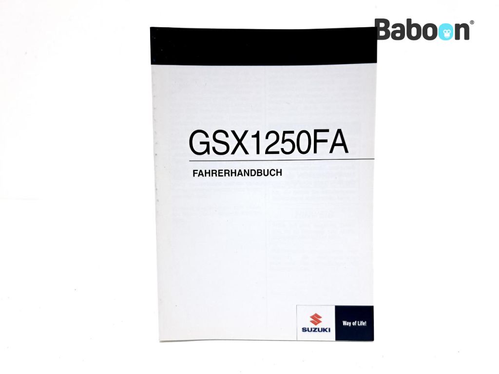 Suzuki GSX 1250 F ABS 2010-2015 (GSX1250F GSX1250FA) Instructie Boek German (99011-18H71-01K)