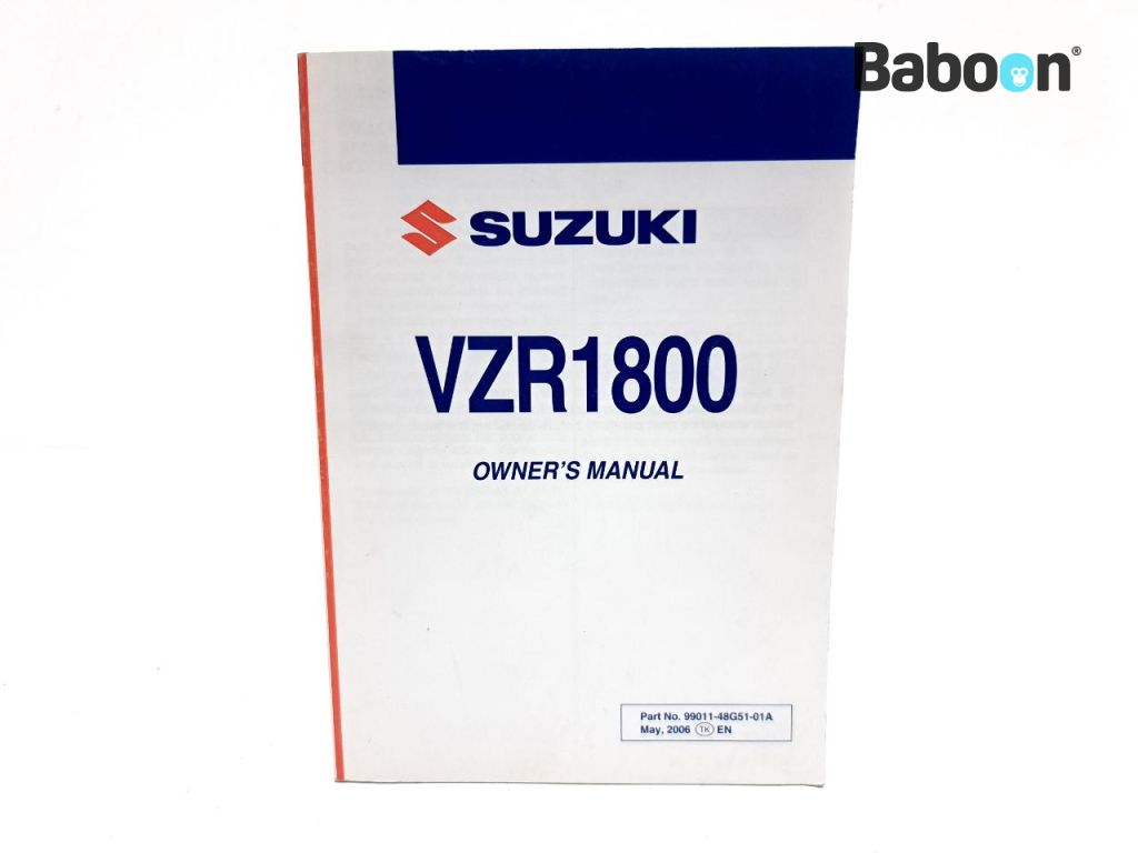 Suzuki VZR 1800 / M 1800 (VZR1800 M1800) Owners Manual English (99011-48G51-01A)