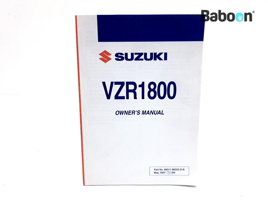 Suzuki VZR 1800 / M 1800 (VZR1800 M1800) Owners Manual English (99011-48G52-01A)