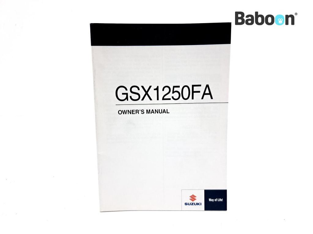 Suzuki GSX 1250 F ABS 2010-2015 (GSX1250F GSX1250FA) Instructie Boek English (99011-18H71-01A)