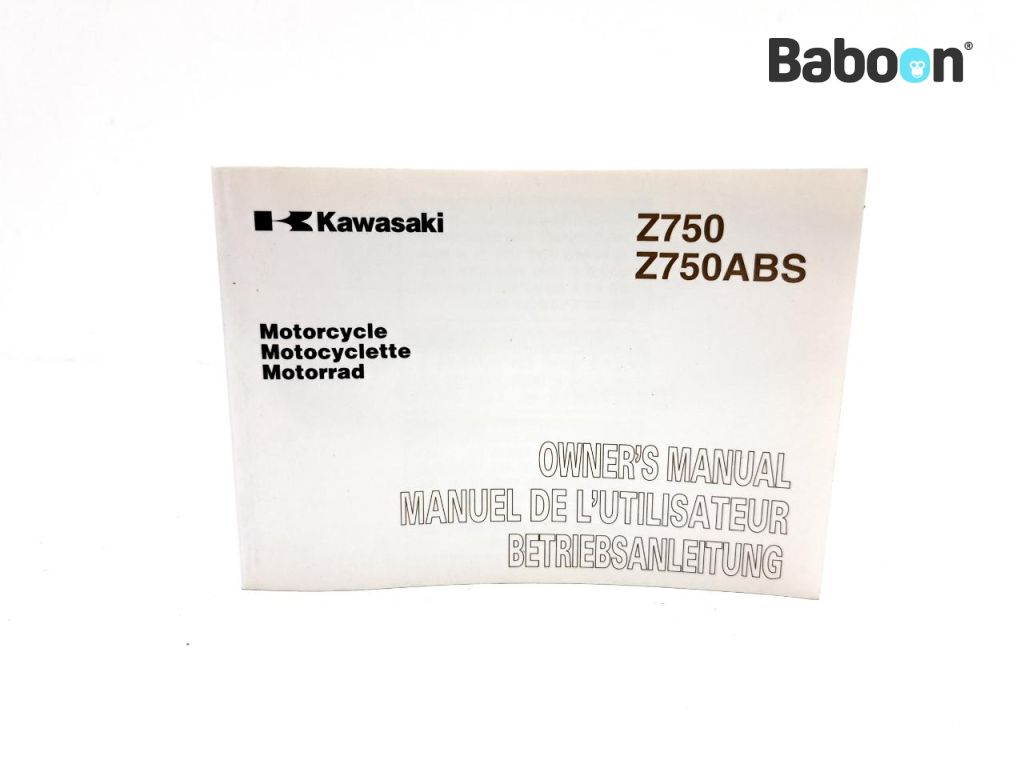 Kawasaki Z 750 2007-2012 (Z750 ZR750L-M) Manualul utilizatorului English, French, German (99976-1613)