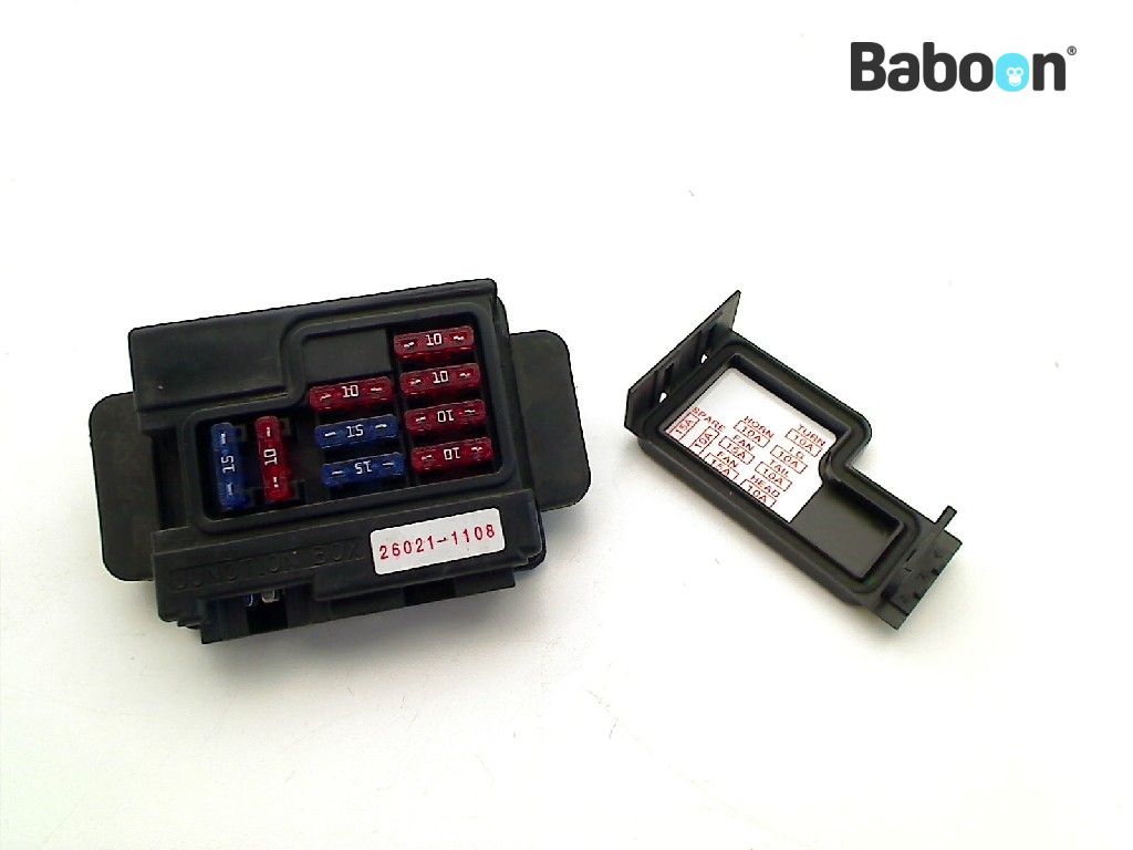 月箱 Kawasaki ZZR 1200 2002-2005 (ZZR1200 ZX1200C) Fuse Box