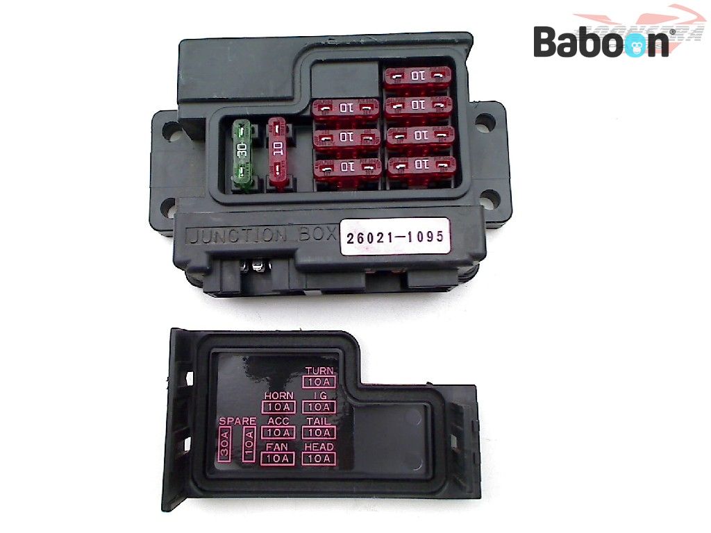 ハッピー Kawasaki ZX 9 R 2000-2001 (NINJA ZX-9R ZX900E) Fuse Box (26021