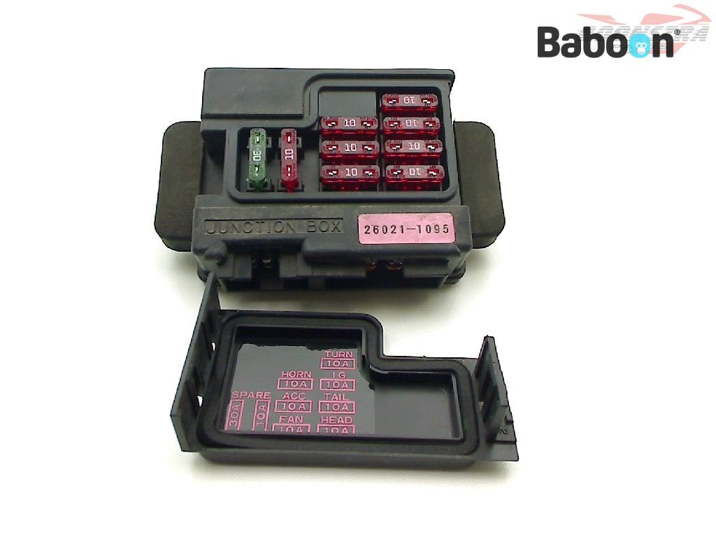Kawasaki ZX 6 R 2000-2002 (NINJA ZX-6R ZX600J) Fuse Box