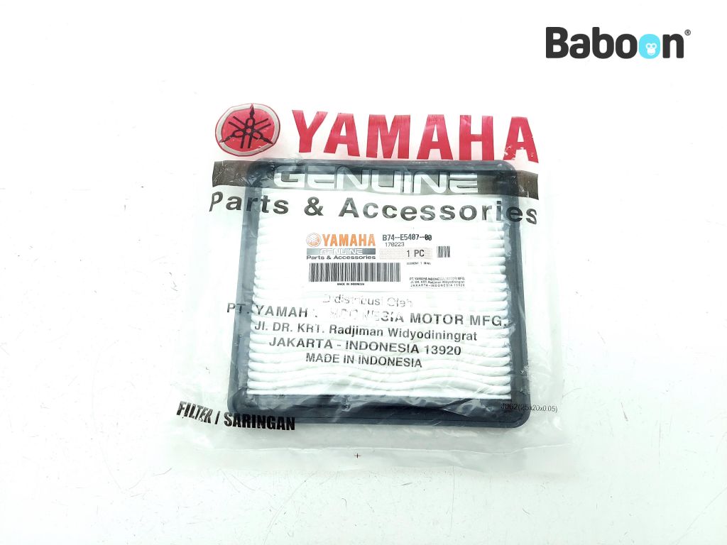 Yamaha CZD 300 X-Max 2017 (SH081 B74 CZD300)) Filtro de aire (B74-E5407-00)
