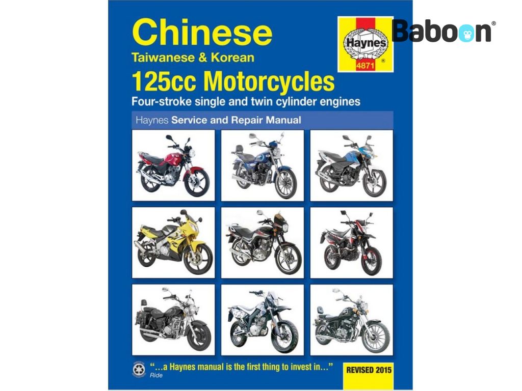 Haynes Værkstedsmanual Chinese, Taiwanese & Korean 125cc Motorcycles 2003-2015