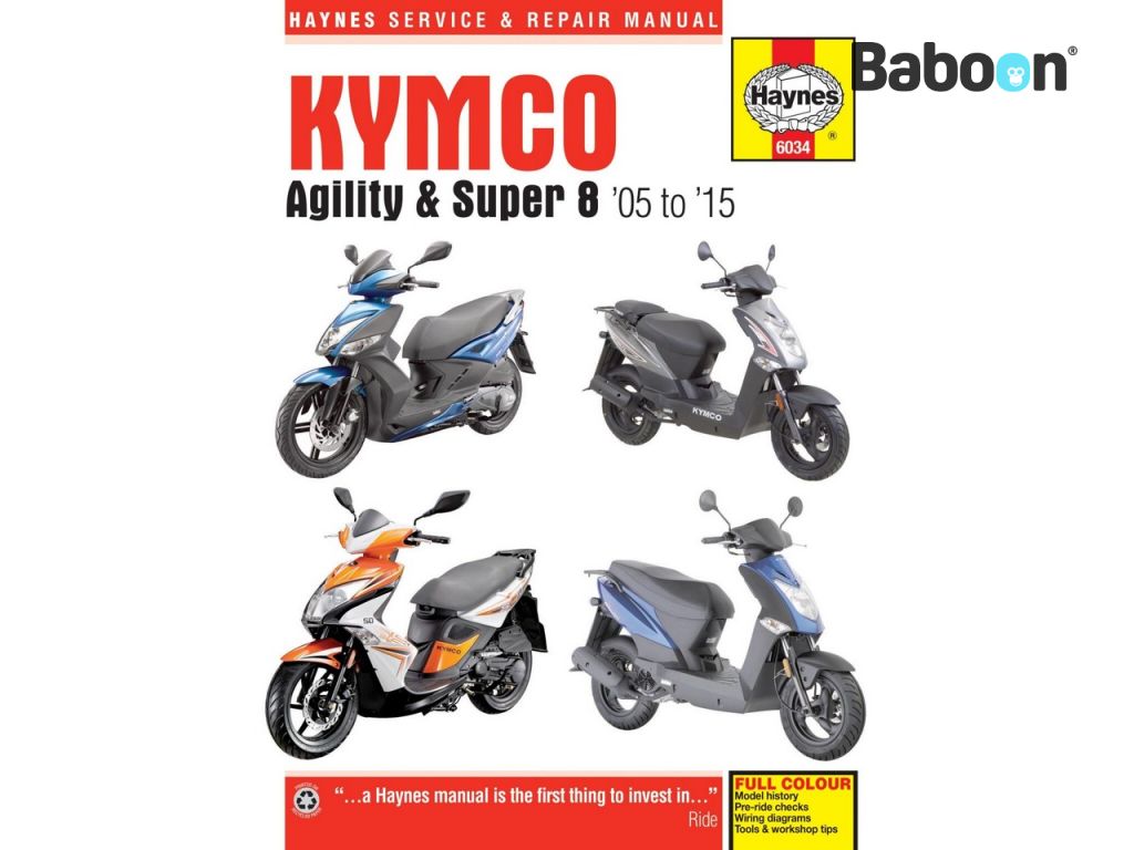 Haynes Εγχειρίδιο εργαστηρίου Kymco Agility & Super 8 2005-2015