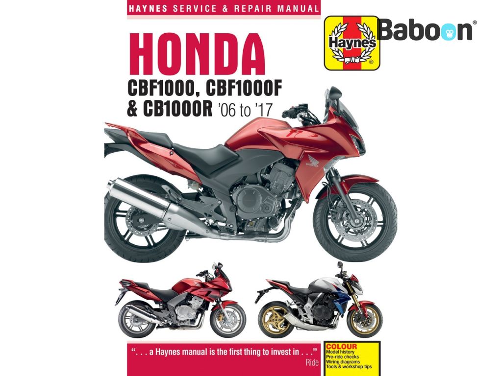 Haynes Podręcznik warsztatowy Honda CBF1000, CBF1000F & CB1000R 2006-2017