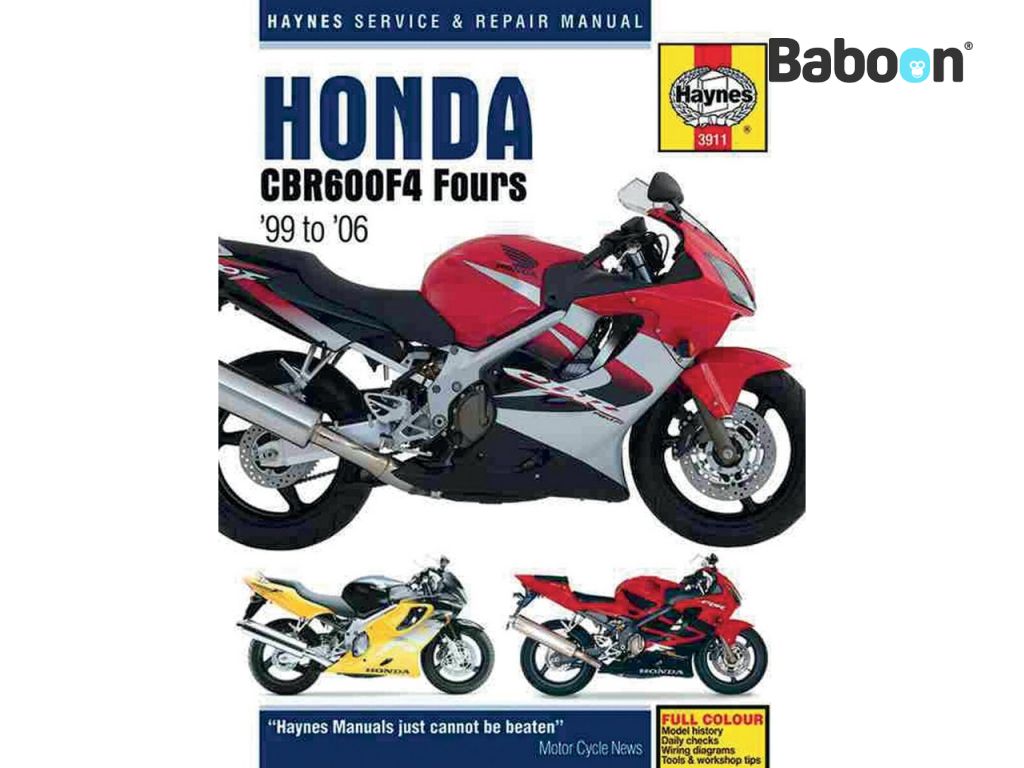 Haynes Werkplaatshandboek Honda CBR600F4 Fours 1999-2006