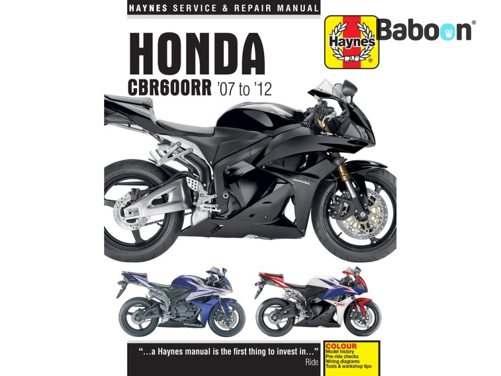 Haynes Verkstedhåndbok Honda CBR600RR 2007-2012