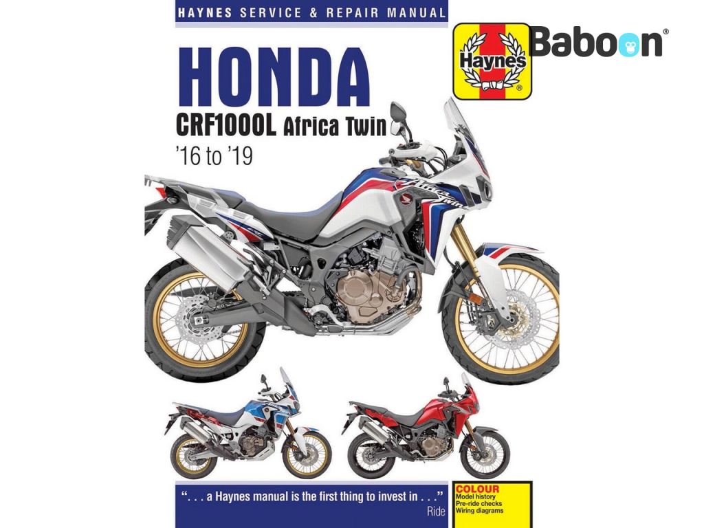 Haynes Manuale d'officina Honda CRF1000L Africa Twin 2016-2019