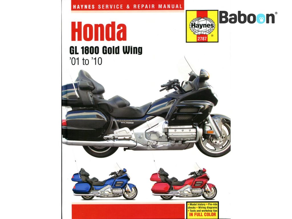 Haynes Manuel d'atelier Honda GL1800 Gold Wing 2001-2010