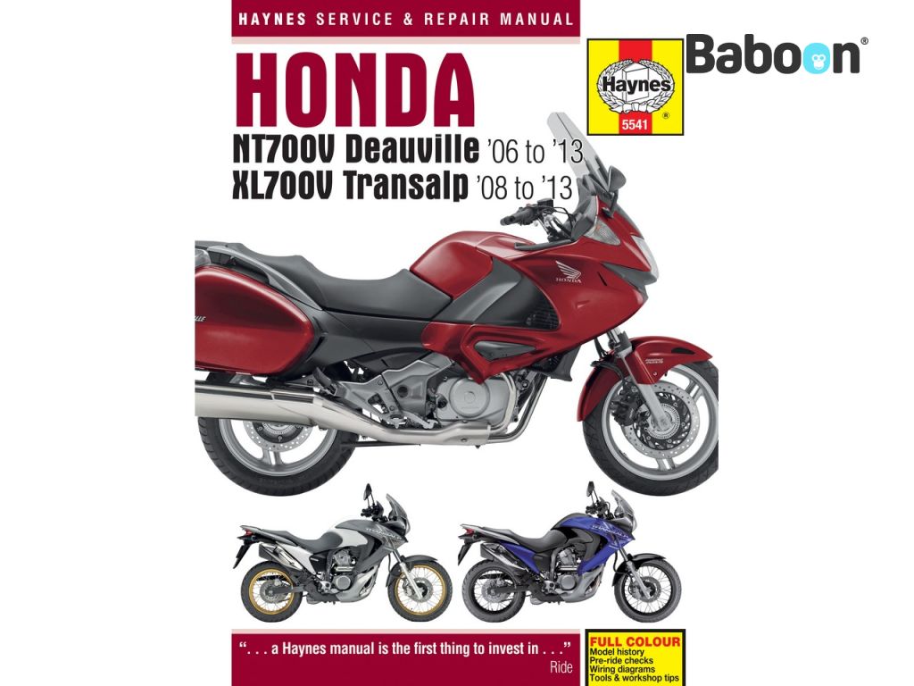 Haynes Podręcznik warsztatowy Honda NT700V Deauville & XL700V Transalp 2006-2013