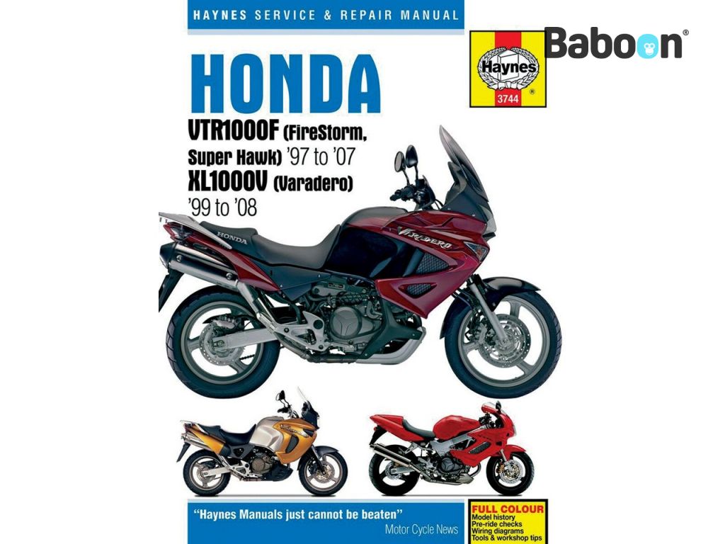 Haynes Podręcznik warsztatowy Honda VTR1000F & XL1000V Varadero 1997-2008