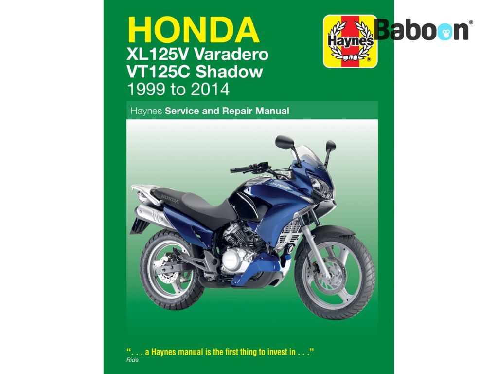 Haynes Werkstatt-Handbuch Honda XL125V Varadero & VT125C Shadow 1999-2014