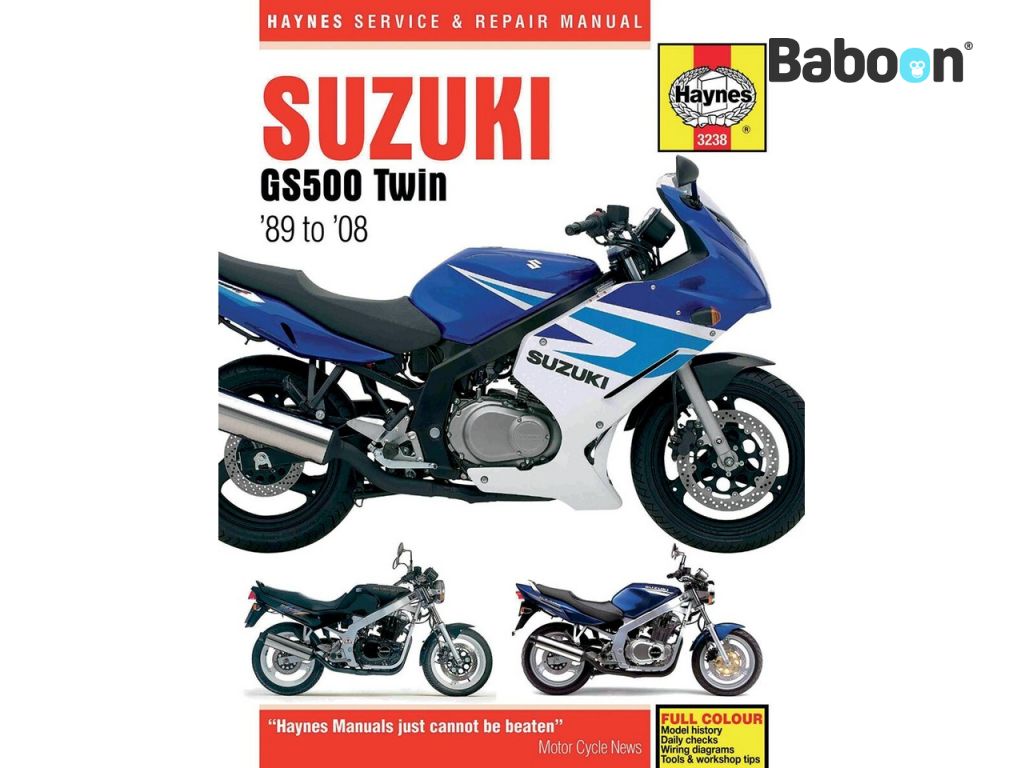Haynes Työpajan käsikirja Suzuki GS500 Twin 1989-2008