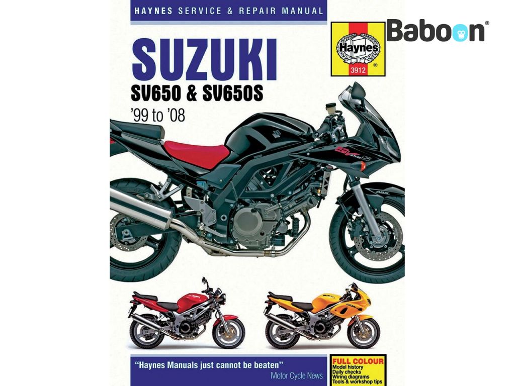 Haynes Werkplaatshandboek Suzuki SV650 & SV650S 1999-2008