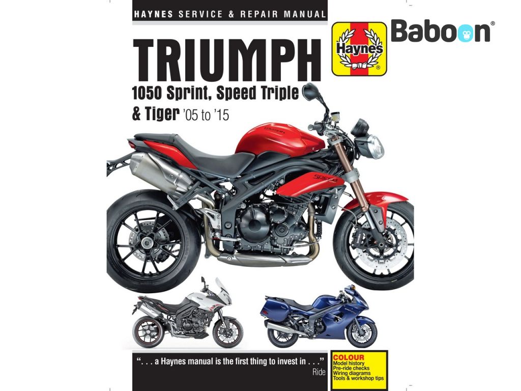 Haynes Werkstatt-Handbuch Triumph 1050 Sprint, Speed Triple & Tiger 2005-2015