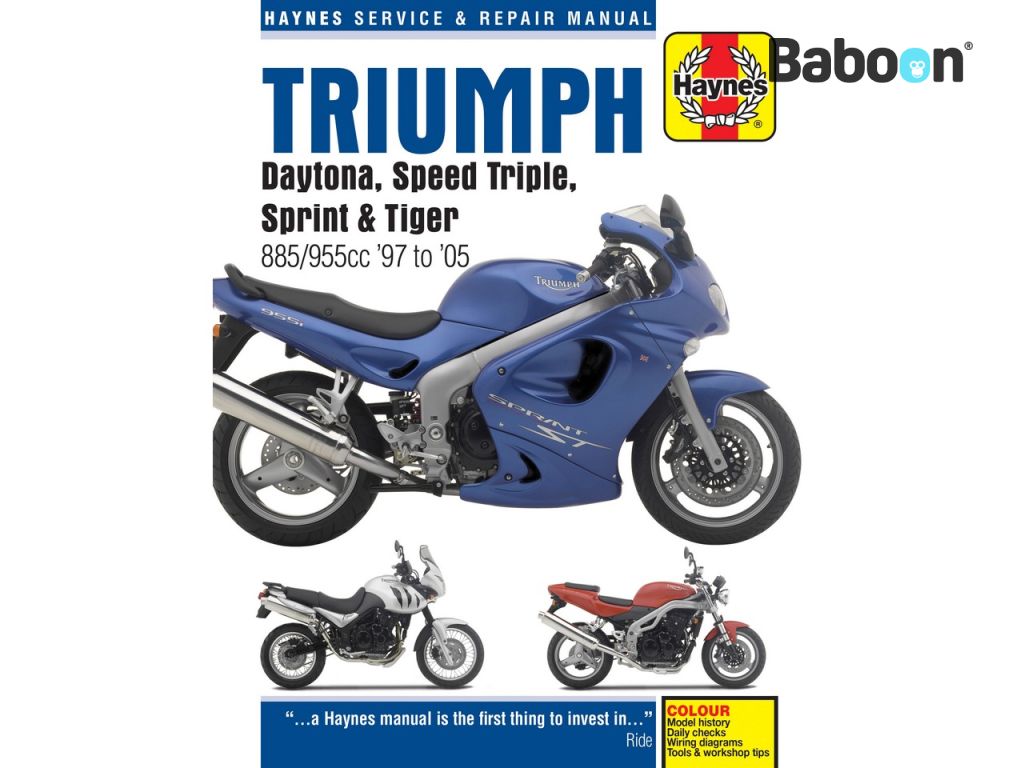 Haynes Műhely kézikönyv Triumph Daytona, Speed Triple, Sprint & Tiger 1997-2000