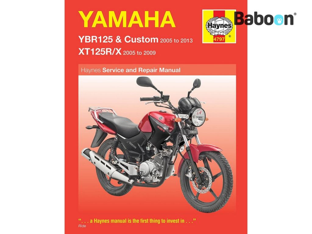 Haynes Manuale d'officina Yamaha XT125R/X, YBR125 & Custom 2005-2013