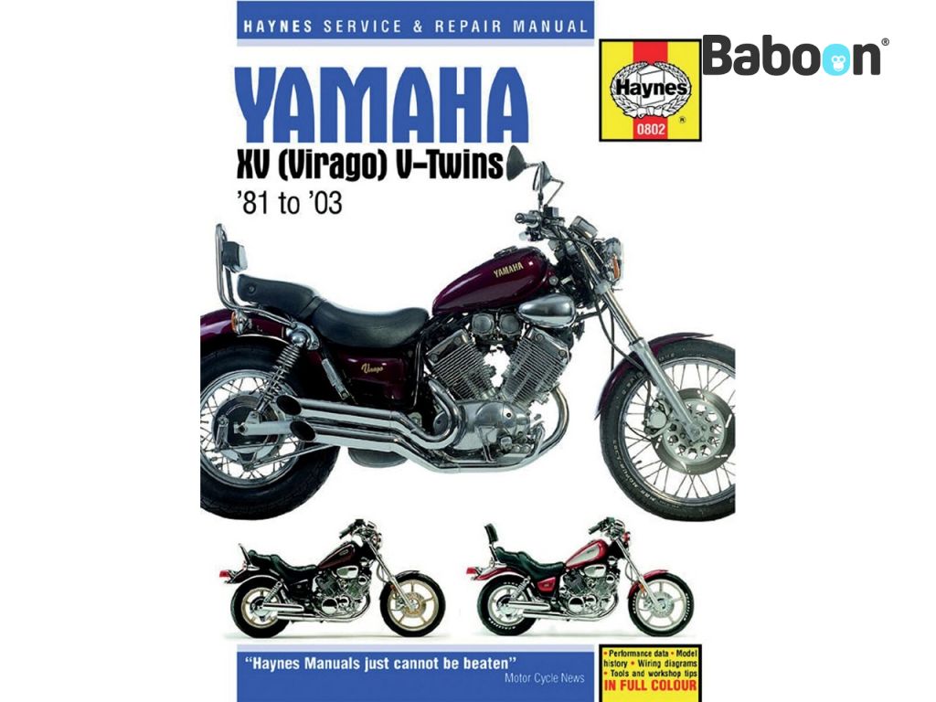 Haynes Dílenský manuál Yamaha XV (Virago) V-Twins 1981-2003