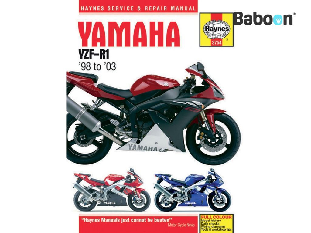 Haynes Verkstedhåndbok Yamaha YZF-R1 1998-2003