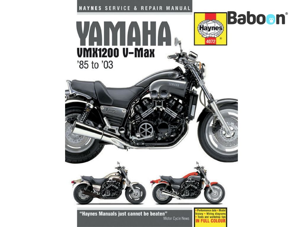 Haynes Manual de atelier Yamaha VMX1200 V-Max 1985-2003