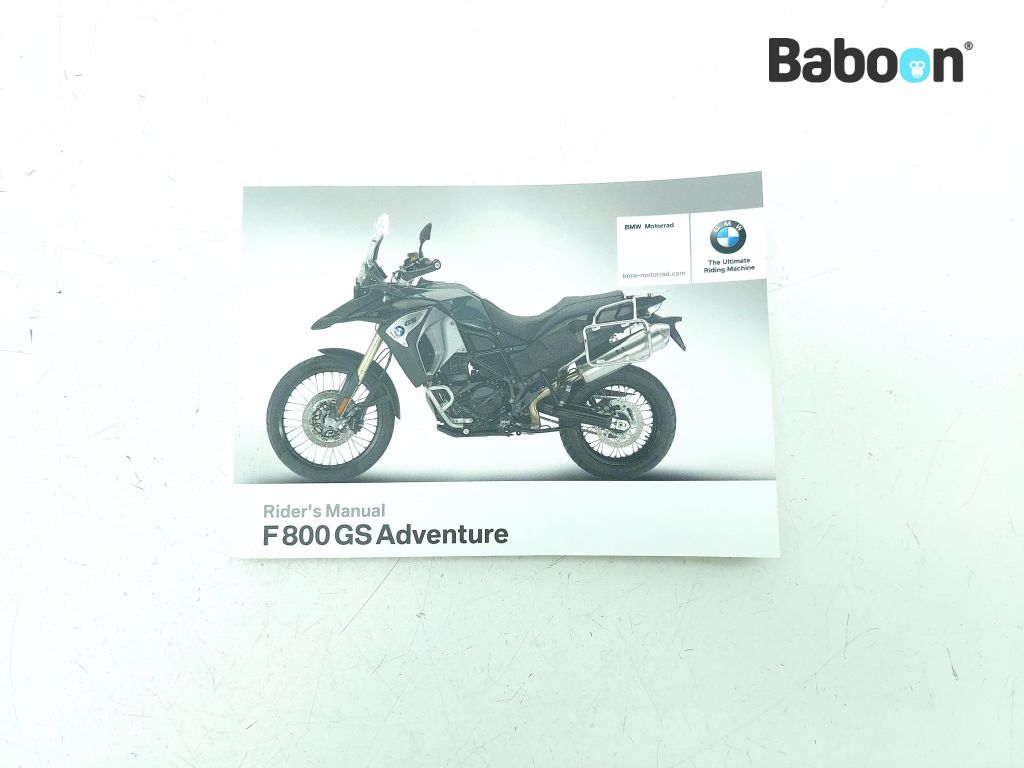BMW F 800 GS Adventure 2016-2018 (F800GSA 16) Libretto istruzioni (8354731)