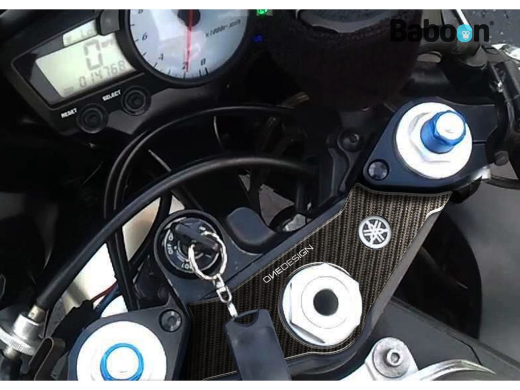 ONEDESIGN Kroonplaat beschermer Yamaha YZF-R6 Carbon look  