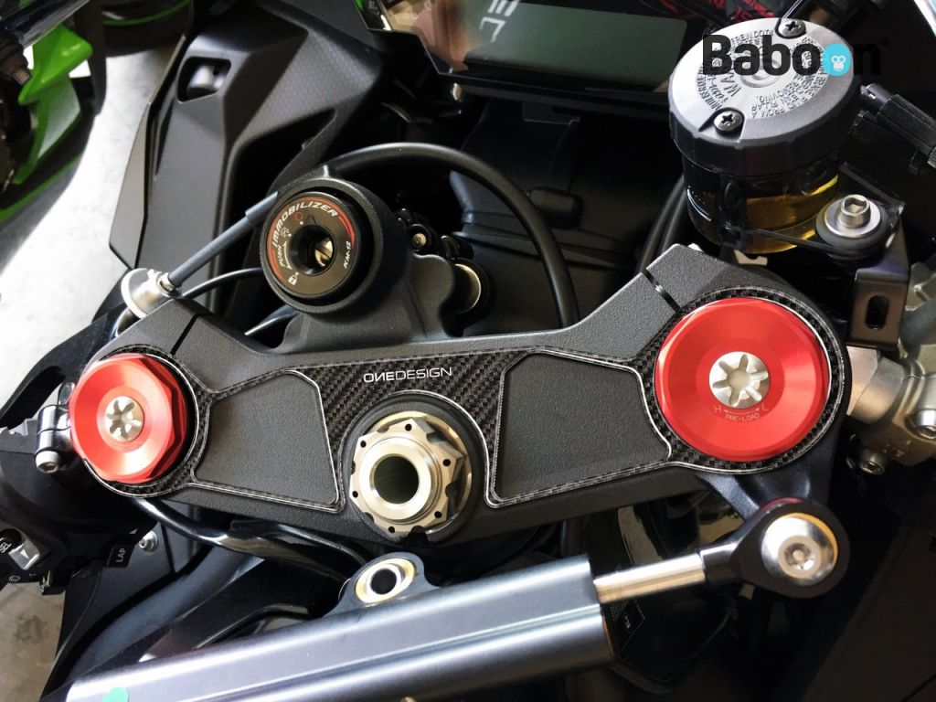 ONEDESIGN Kroonplaat beschermer Kawasaki ZX10-R Carbon look  