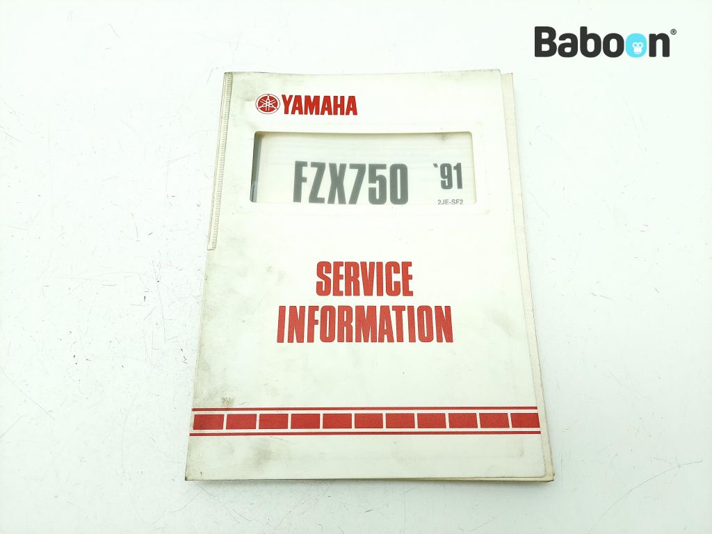 Yamaha FZX 700 + 750 Fazer (FZX700 FZX750) Instructie Boek Service Information