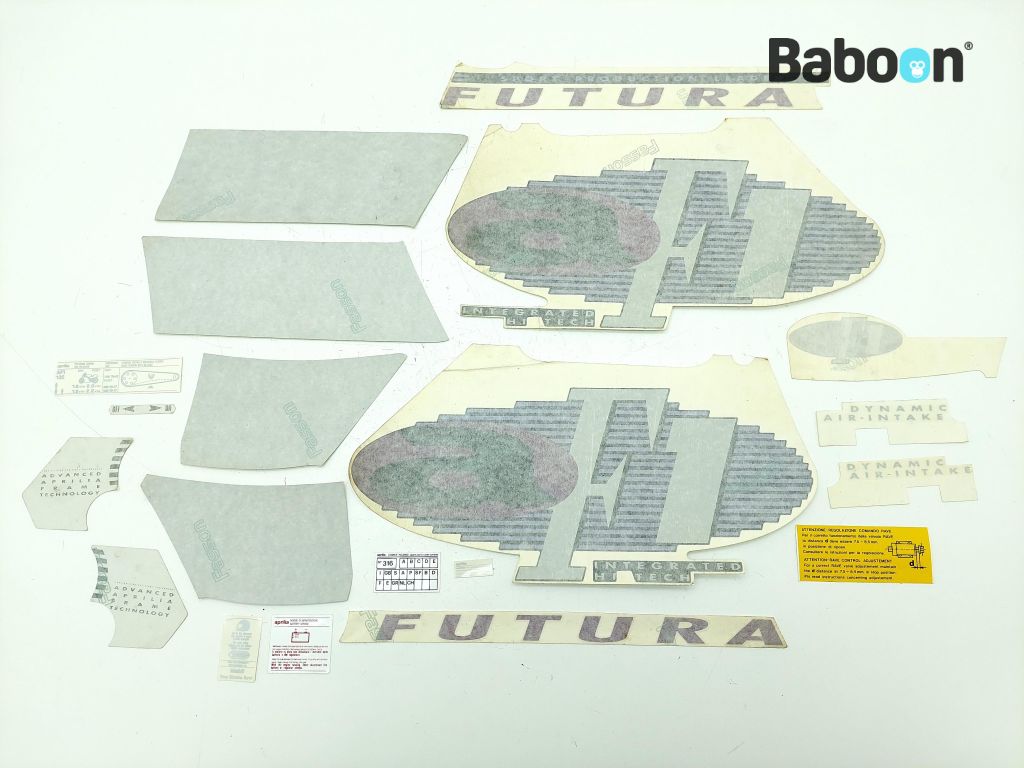 Aprilia AF1 Futura 1989-1990 Tarra / siirtokuva Set (AP8115544)