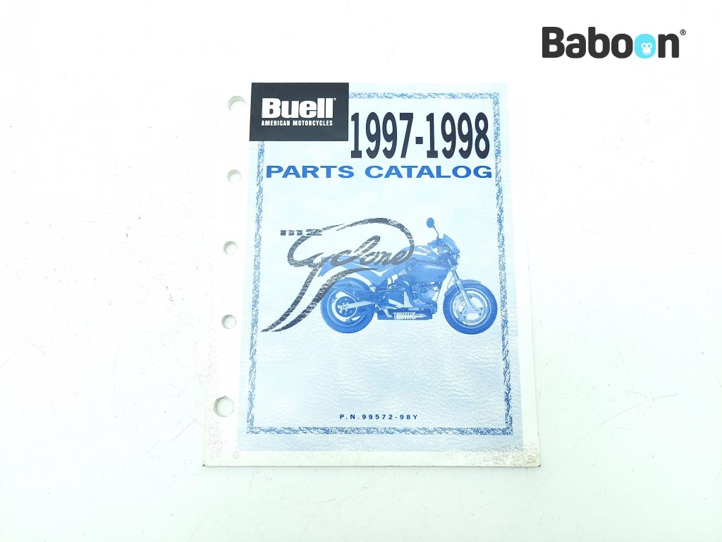 Buell M2 Cyclone 1997-2002 Manuální Parts Catalog (99572-98Y)