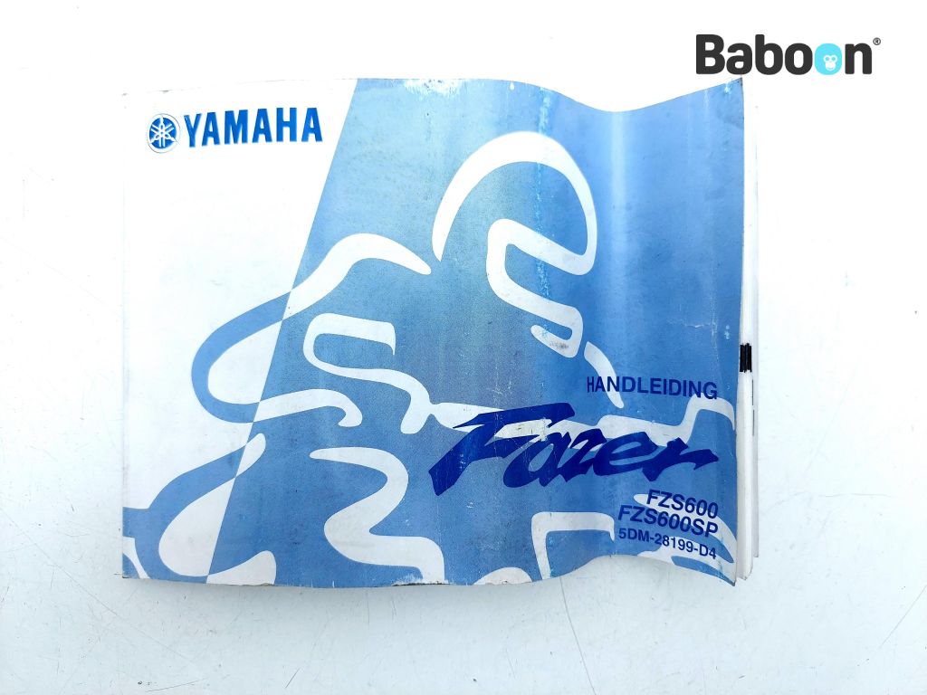 Yamaha FZS 600 Fazer 1998-2001 (FZS600) Prírucka uživatele Dutch (5DM-28199-D4)