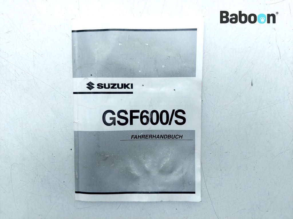 Suzuki GSF 600 Bandit 2000-2004 (GSF600 MK2) Manuales de intrucciones German (99011-31F53-01K)