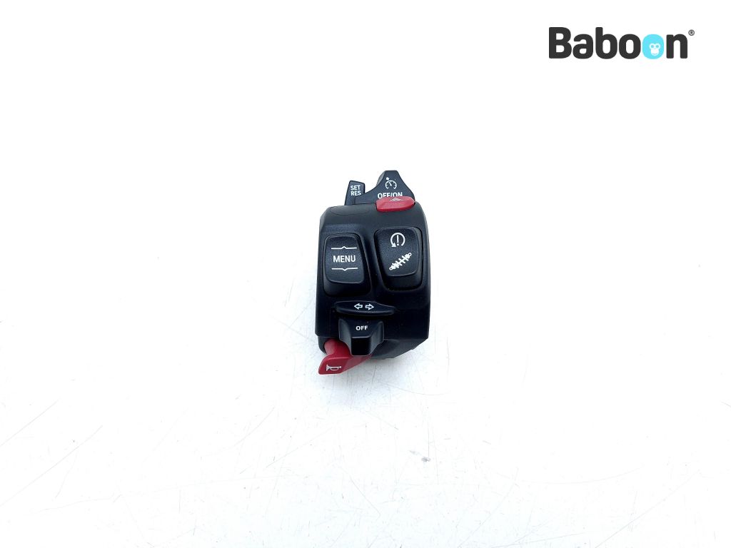 BMW S 1000 XR 2019-> (S1000XR K69) Comutator ghidon partea stânga Button black (9480153)
