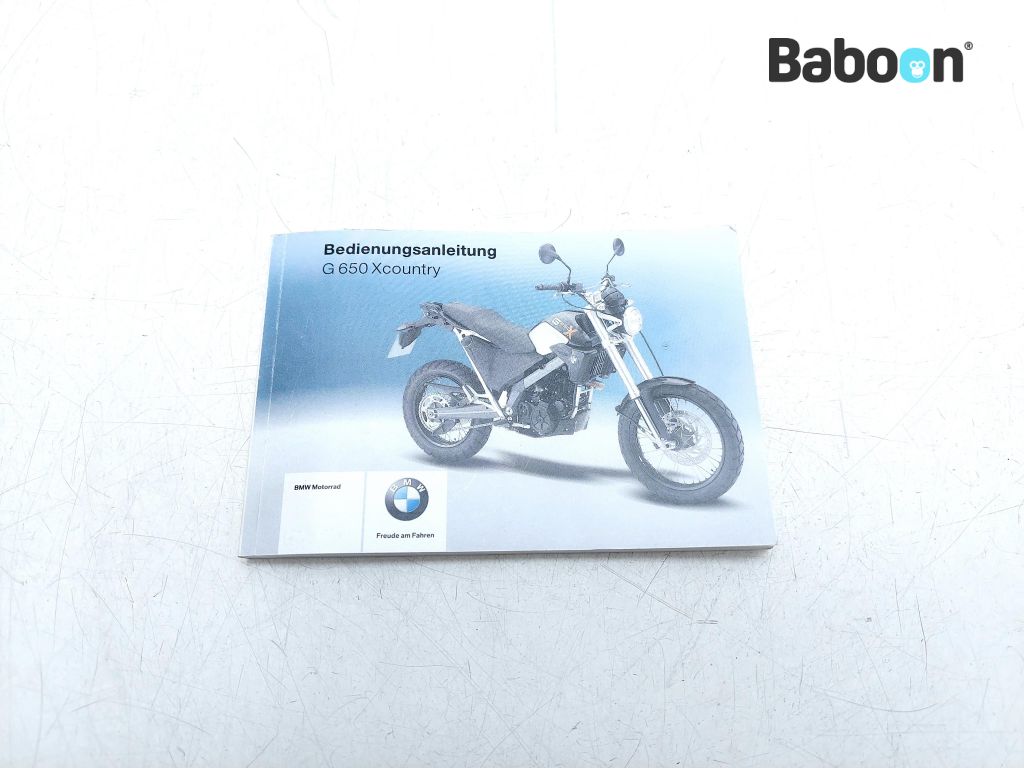 BMW G 650 Xcountry (G650 G650X) Livret d'instructions (7708150)
