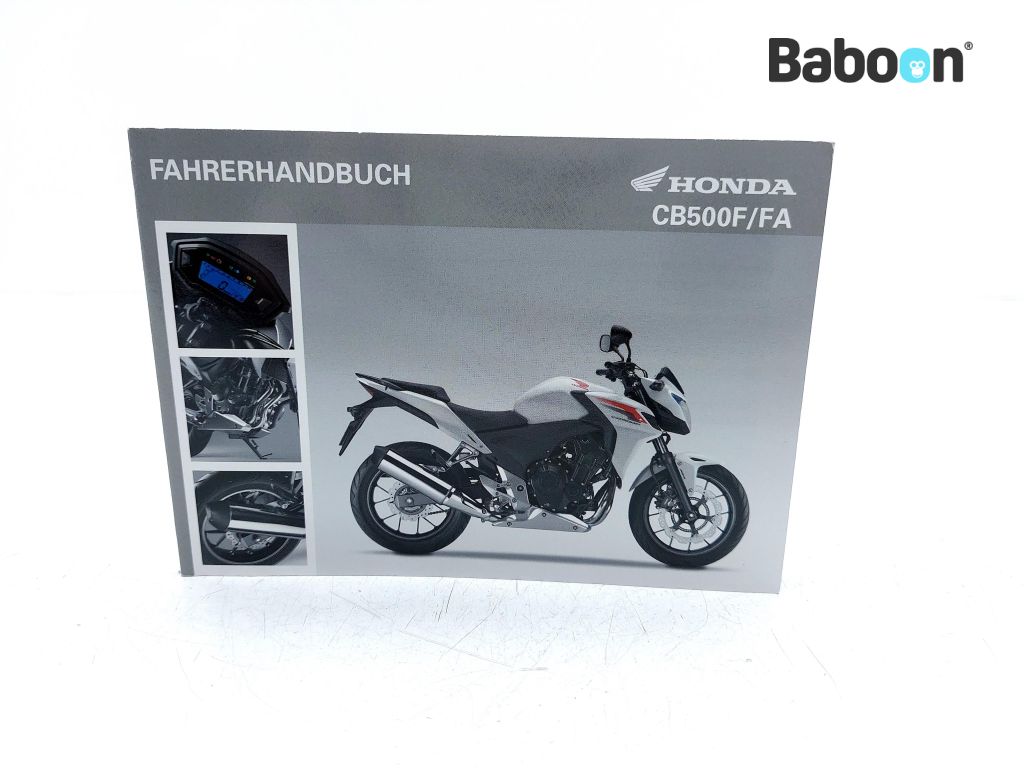 Honda CB 500 F 2013-2015 (CB500F PC45) Fahrer-Handbuch (34MGZA00)
