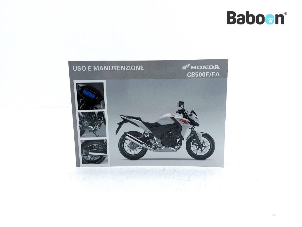 Honda CB 500 F 2013-2015 (CB500F PC45) Libretto istruzioni (3LMGZA00)