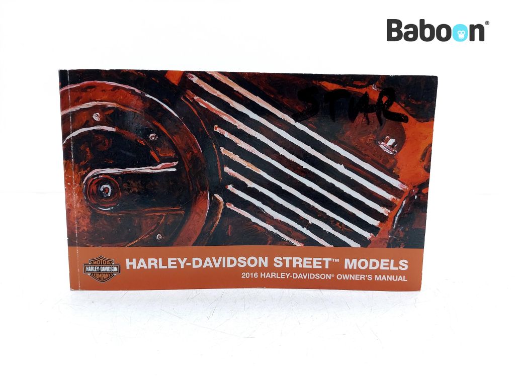 Harley-Davidson XG 750 Street 2015-2018 Livret d'instructions (99472-16)