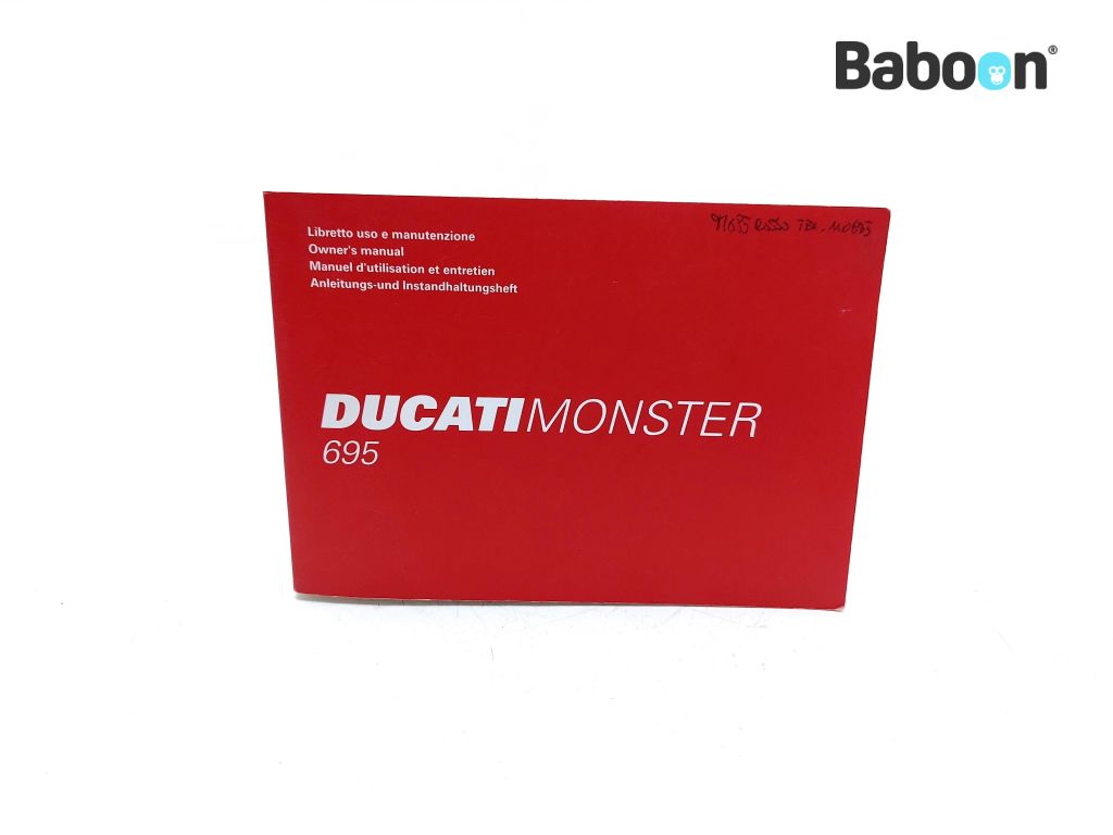 Ducati Monster 695 2006-2008 (M695) Fahrer-Handbuch
